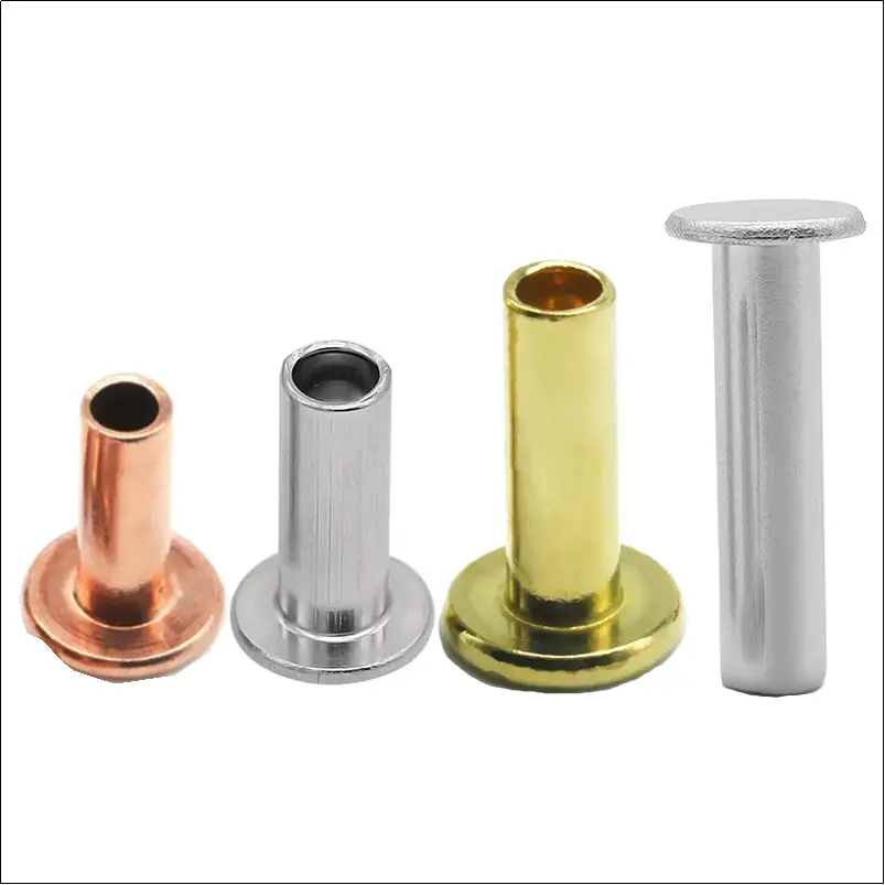 Remaches de cabeza plana: el cierre limpio