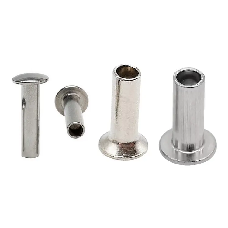 Remaches medio tubulares