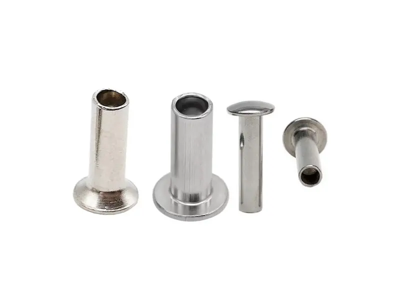 Remaches semi huecos de hierro