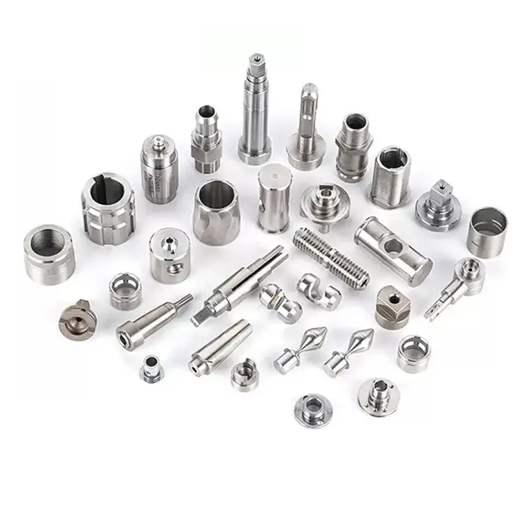 Piezas giradas de metal