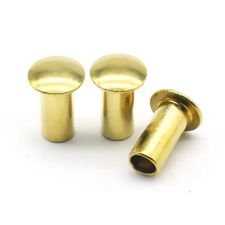 Remache semi tubular de champiñones