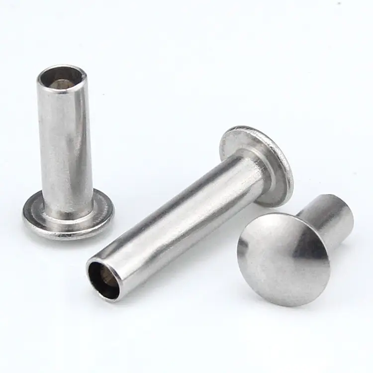 Remache semi tubular de la cabeza redonda
